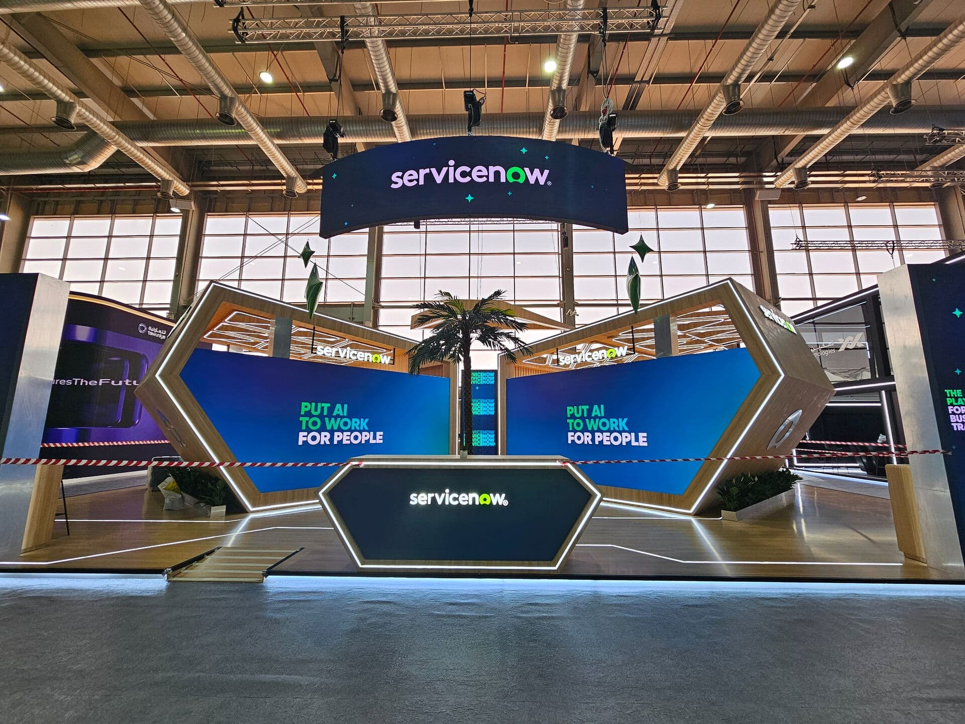 ServiceNow — 'AI for People' Stand